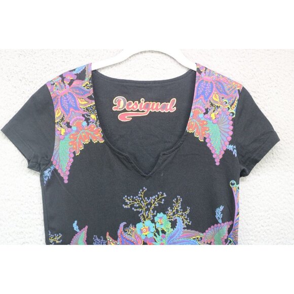 Desigual Beaded Embroidered Floral Dress-Size Small-Whimsigoth - Picture 5 of 12